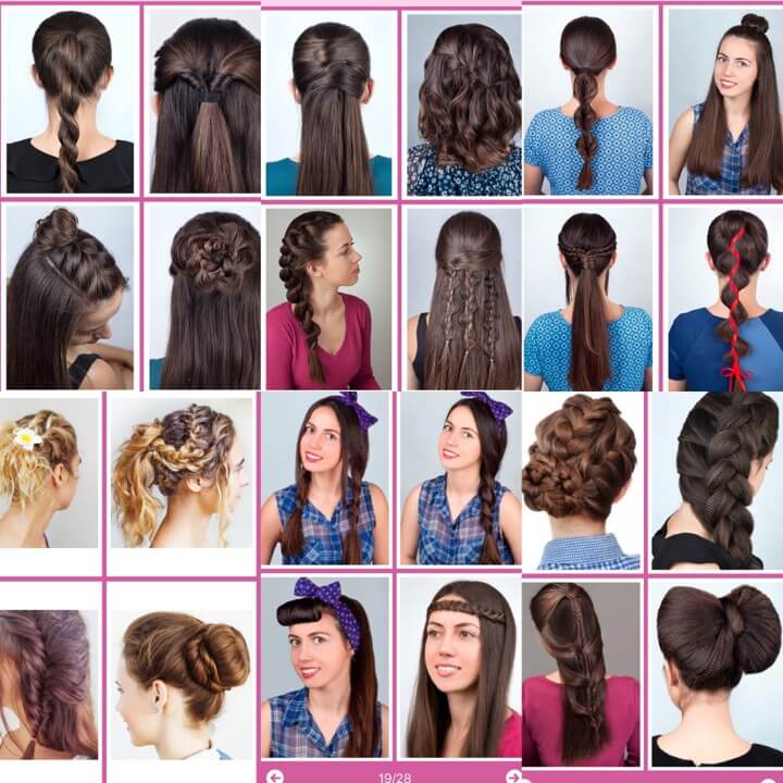 example of hairstyles